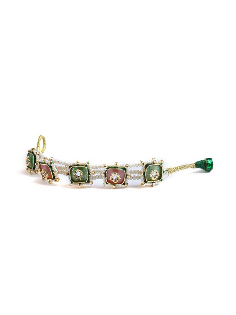 Pastel Spring Pearled Bracelet : WFBE357