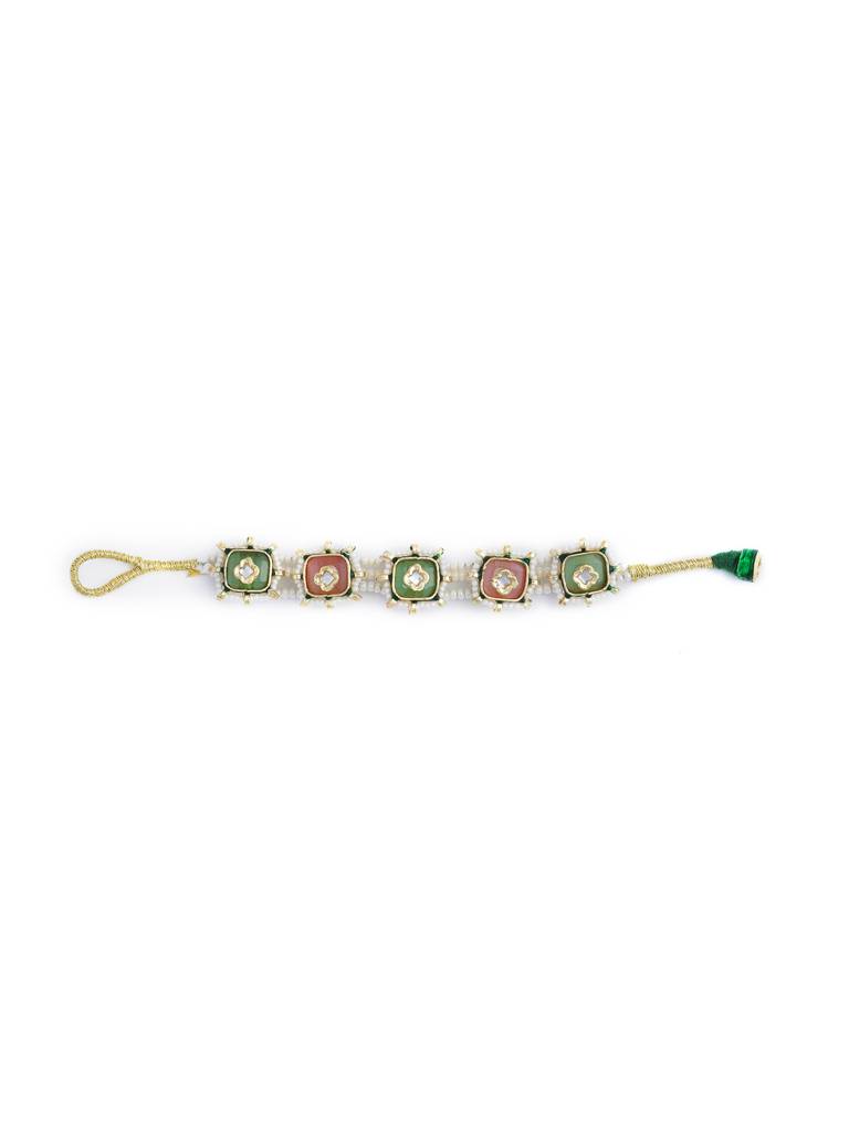Pastel Spring Pearled Bracelet : WFBE357