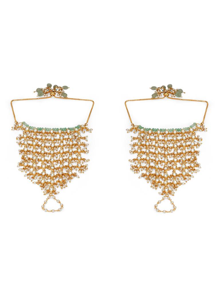 Kundan Veiled Hathphool : WFBE383