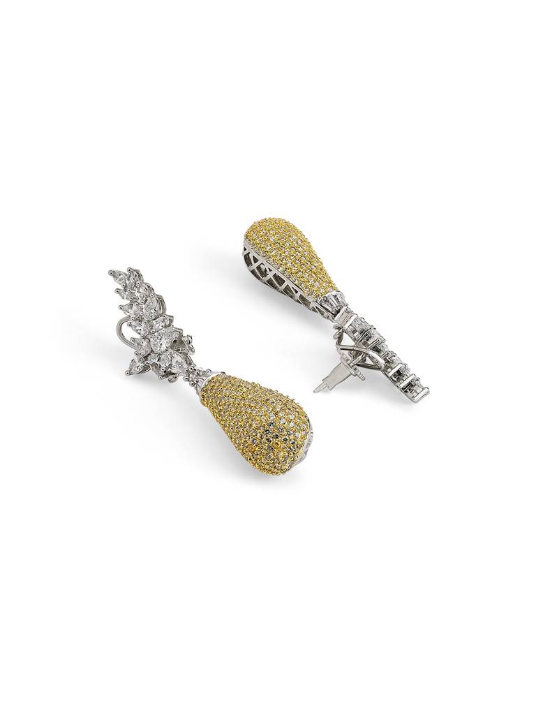 Sunshine Symphony Cz Drop Earrings : WFEC401