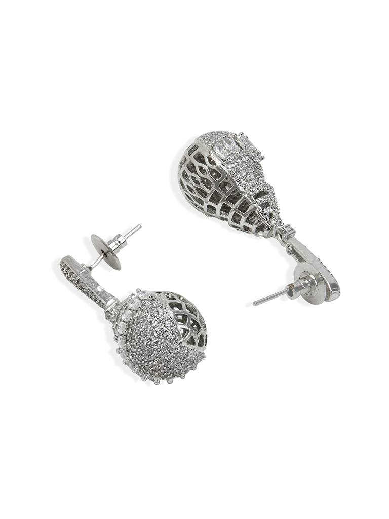 Diamante Glint Drop Earrings : WFEC495