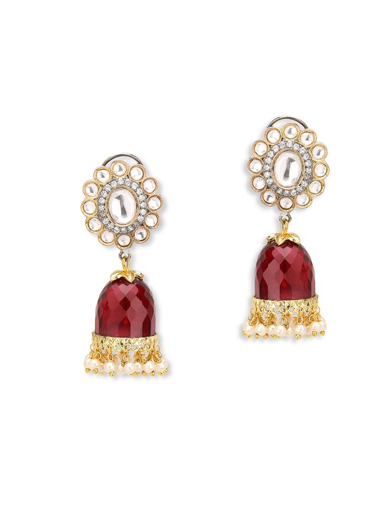 Meire Scarlett Kundan Jhumkis : WFEE411