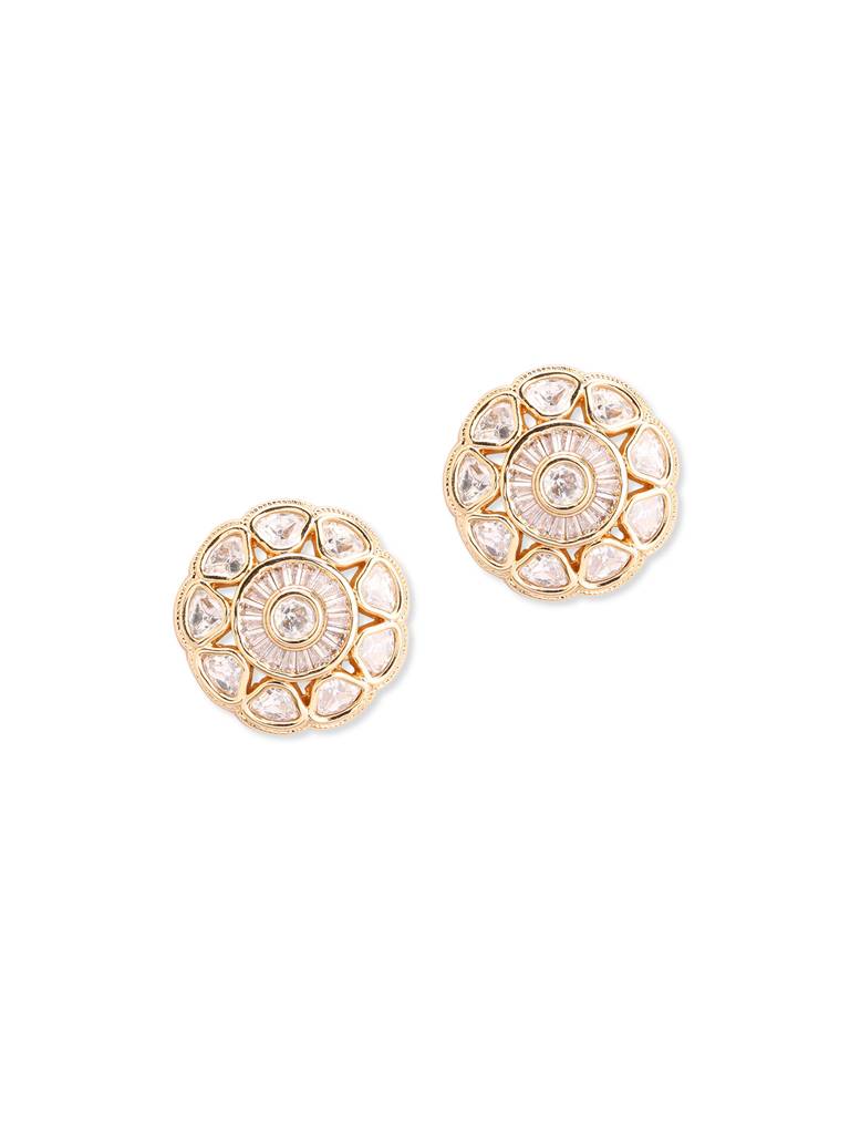Meira Blooming Kundan Studs : WFEE422