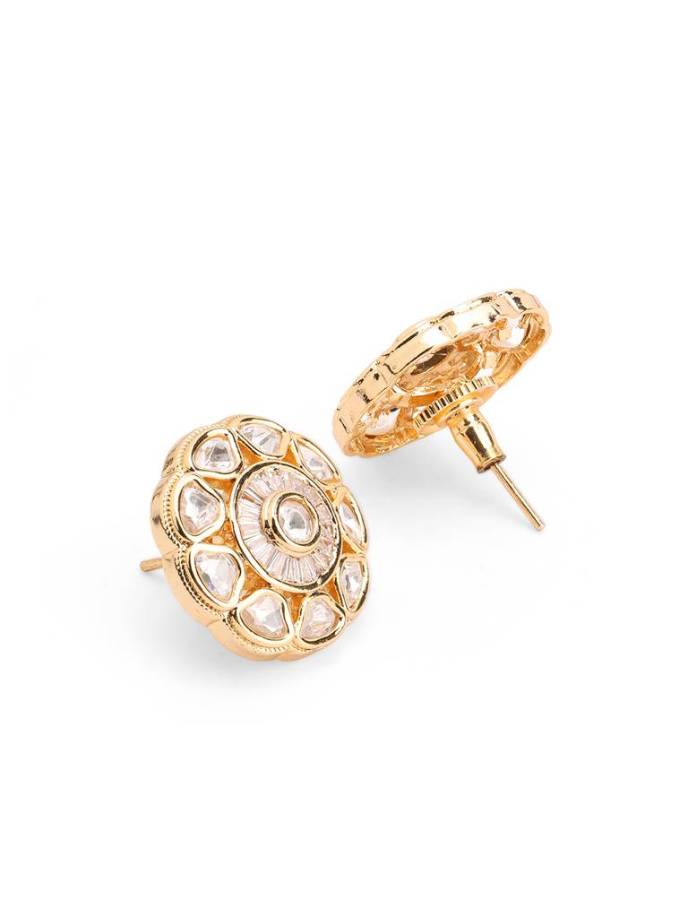 Meira Blooming Kundan Studs : WFEE422