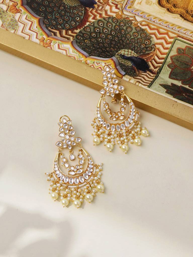 Kundan Splendor Swing Chandbali : WFEE455