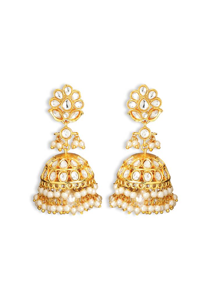 Lush Lilly Pearl Drop Jhumki : WFEE477