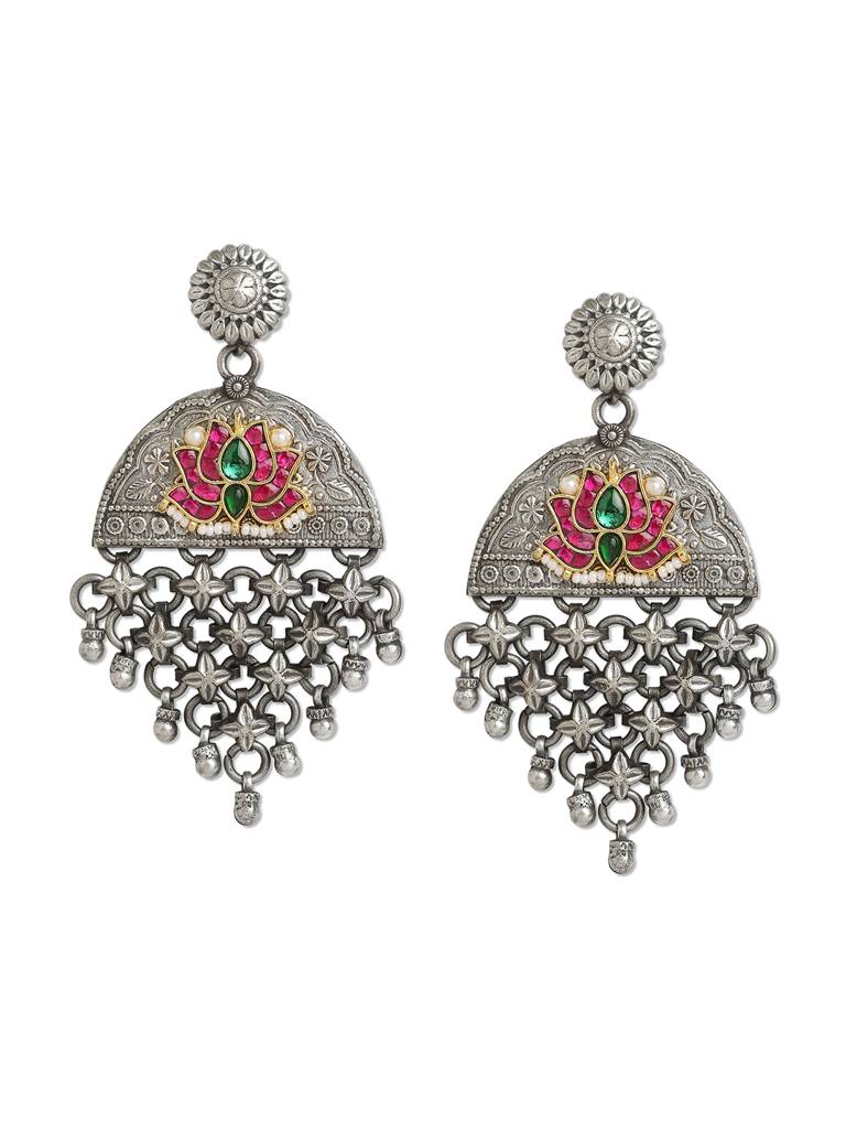 Gypsy Lotus Love Dangler Earrings : WFEO403