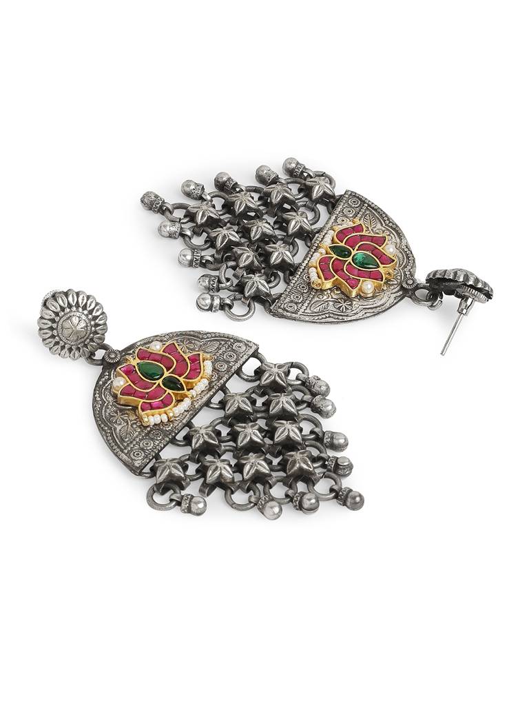 Gypsy Lotus Love Dangler Earrings : WFEO403