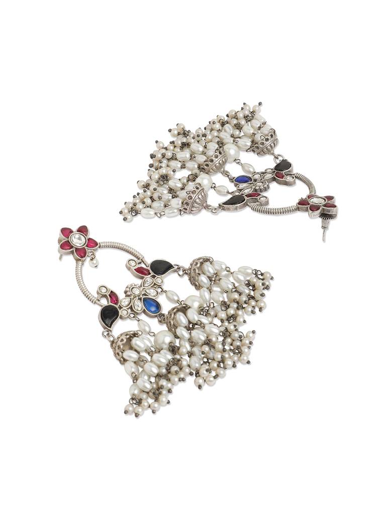 Gypsy Empress Trio Jhumki Earrings : WFEO404