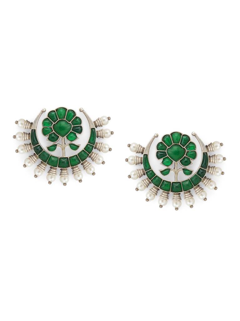 Gypsy Evergreen Stud Earrings : WFEO414