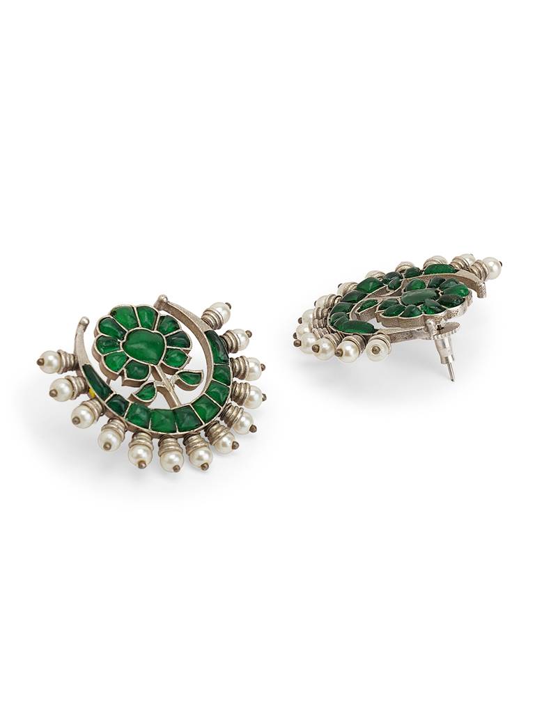Gypsy Evergreen Stud Earrings : WFEO414