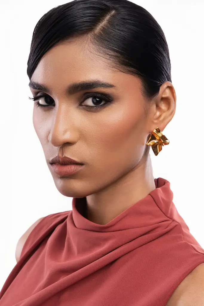Nova Textured Stud Earrings : WFEP104