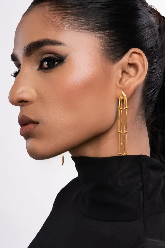 Nova Fringe Dangler Earrings : WFEP105