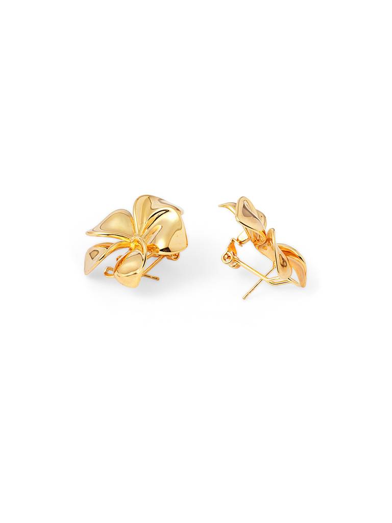 Nova Golden Bloom Stud Earrings : WFEP106