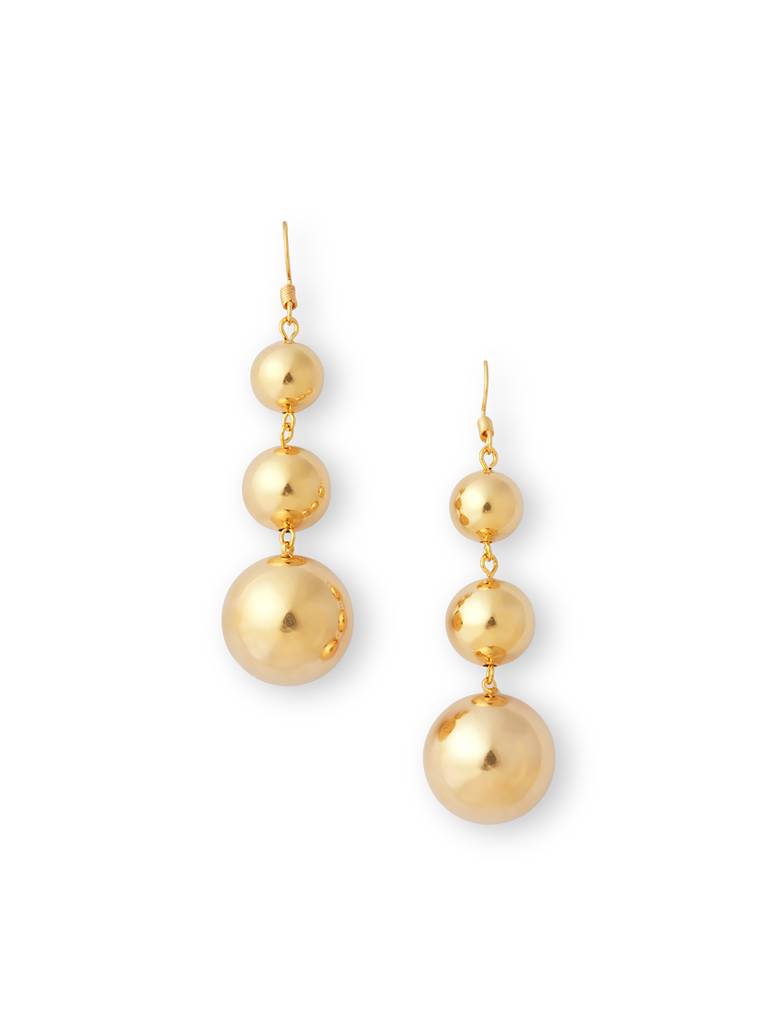 Nova Golden Sling Dangler Earrings : WFEP108
