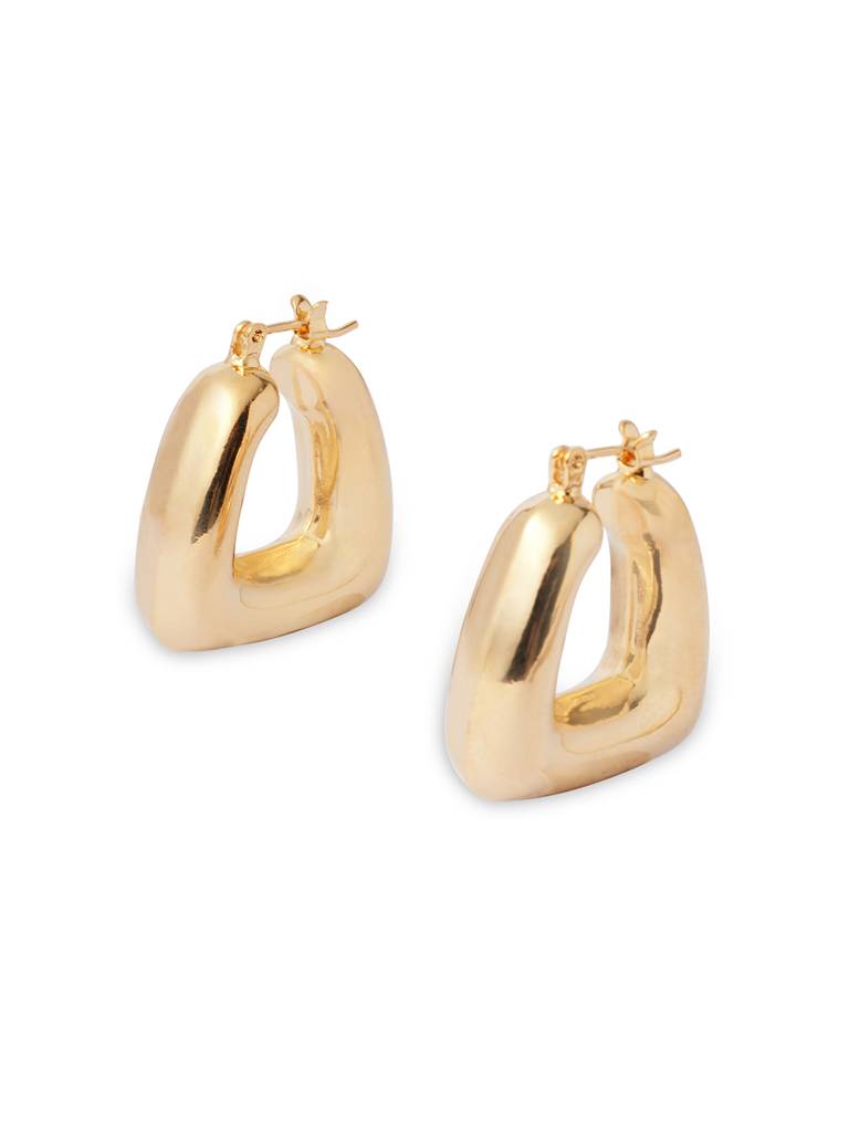 Nova Block Hoop Earrings : WFEP110