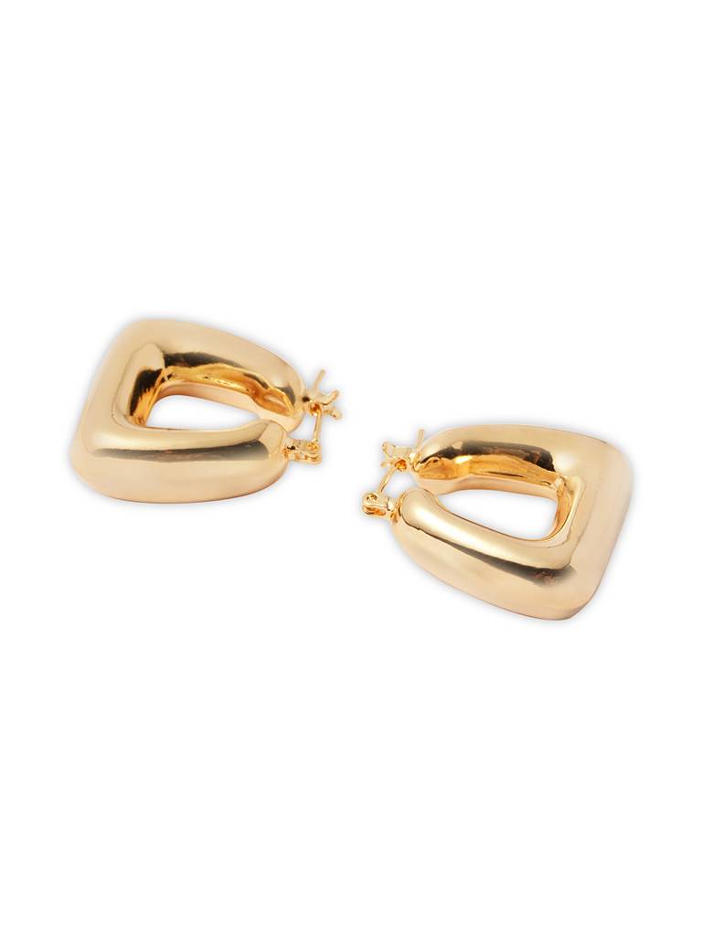 Nova Block Hoop Earrings : WFEP110