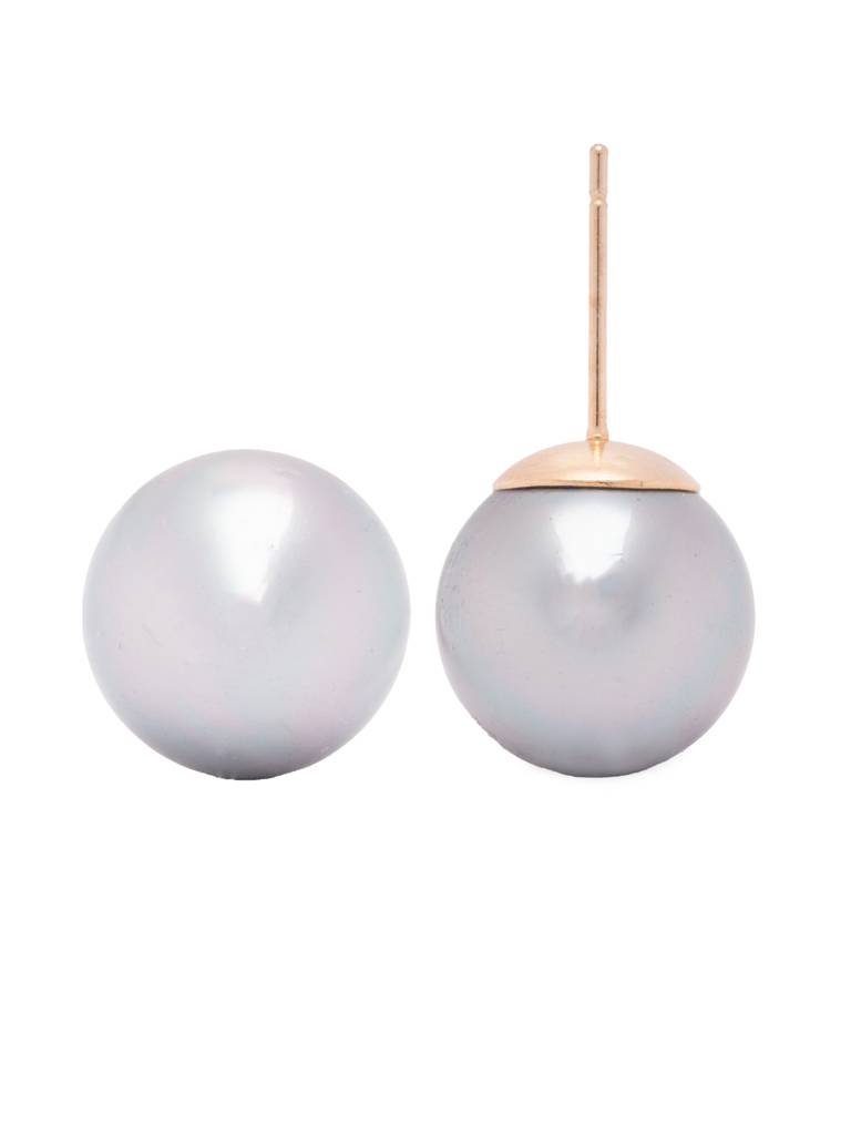 The Pearl Story - Mystic Grey Pearl Earrings : WFES54