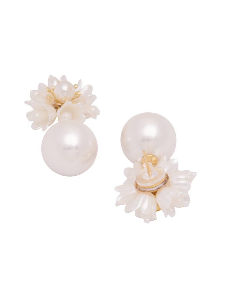 The Pearl Story - Petunia Pearl Drop Earrings : WFES63