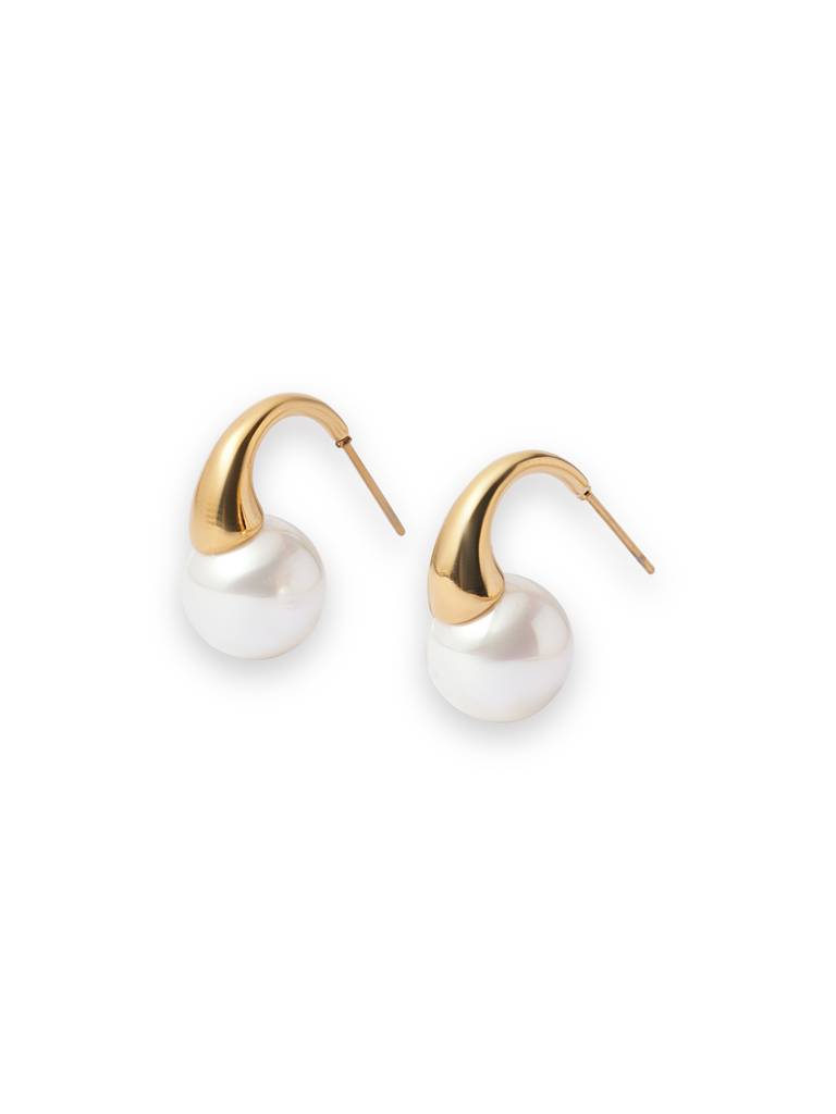 Nova Pearl Horn Earrings : WFES68
