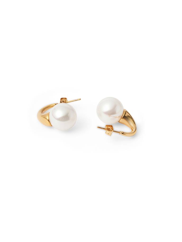 Nova Pearl Horn Earrings : WFES68