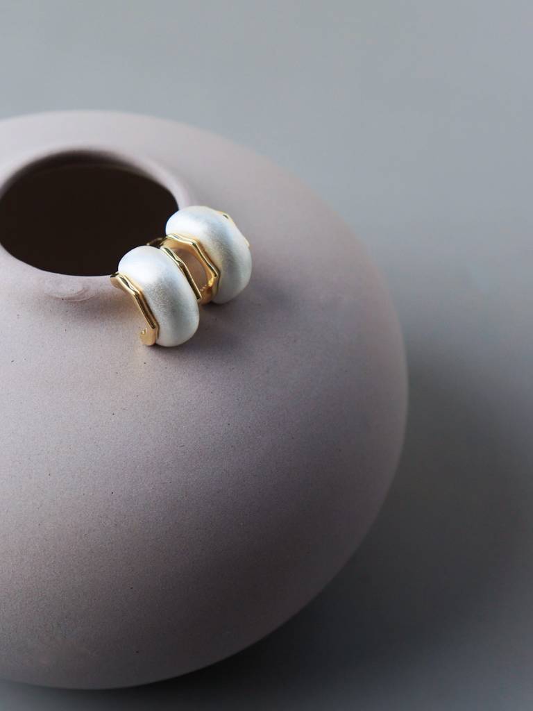 Nova Half Hoop Earrings : WFES69