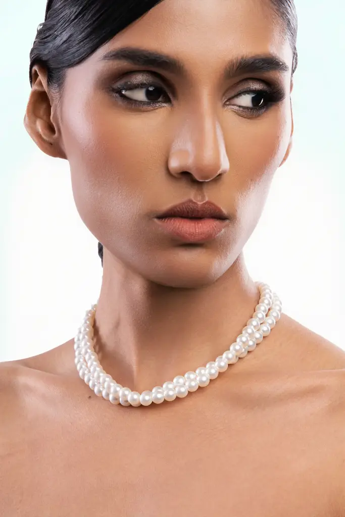 Pearl Story Dual Glam Pearl Choker : WFNS220