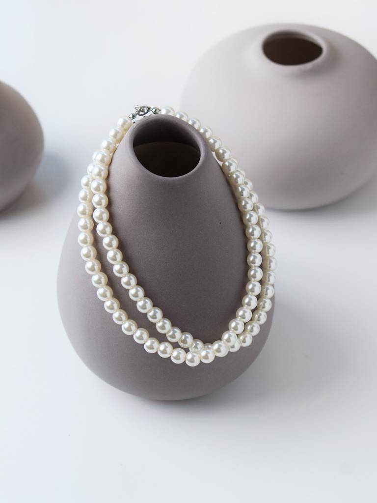 Pearl Story Dual Glam Pearl Choker : WFNS220