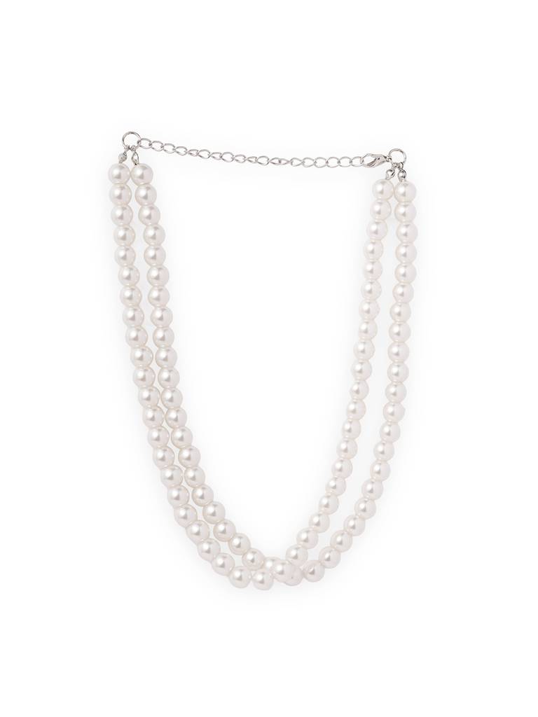 Pearl Story Dual Glam Pearl Choker : WFNS220