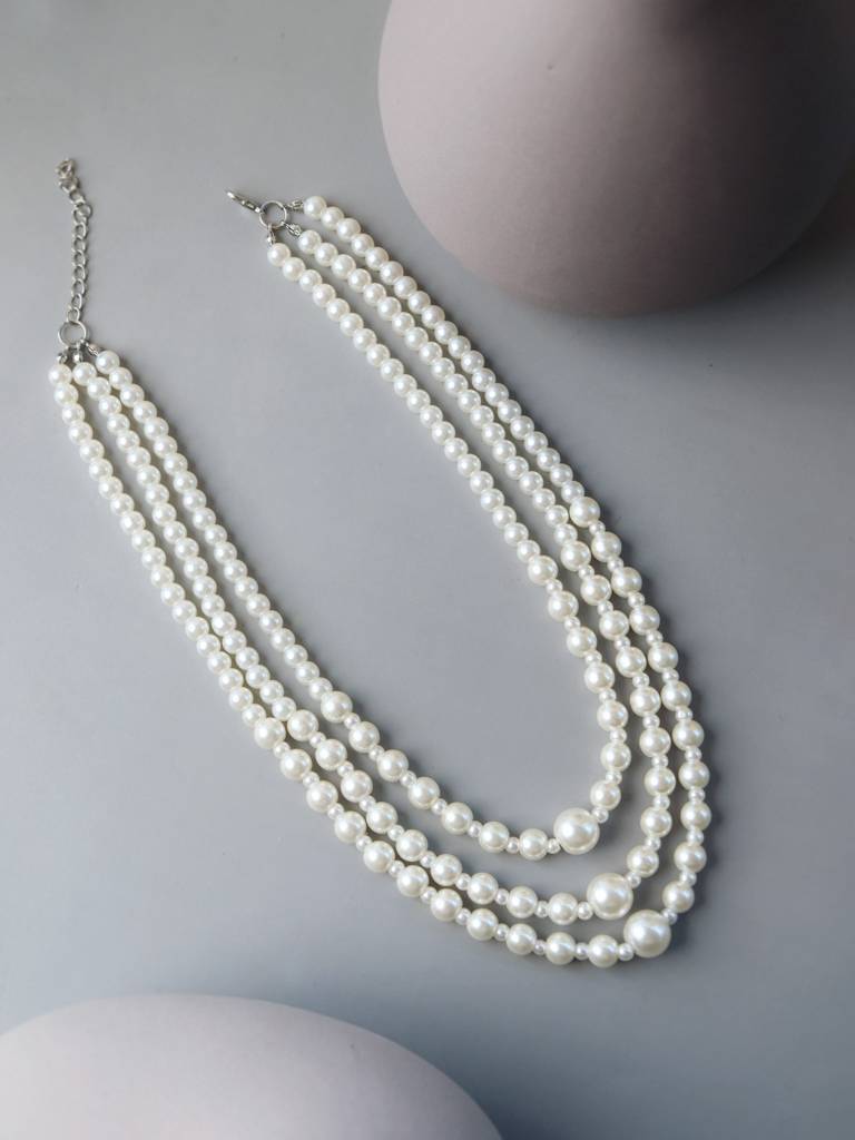 Pearl Story Riviere Pearl Necklace : WFNS221