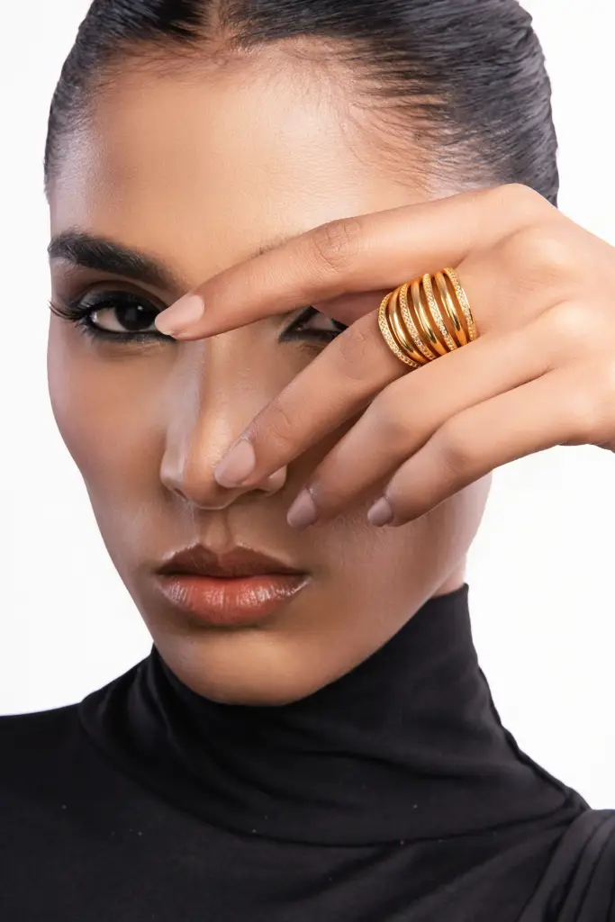 Nova Lined Cuff Ring : WFRC100