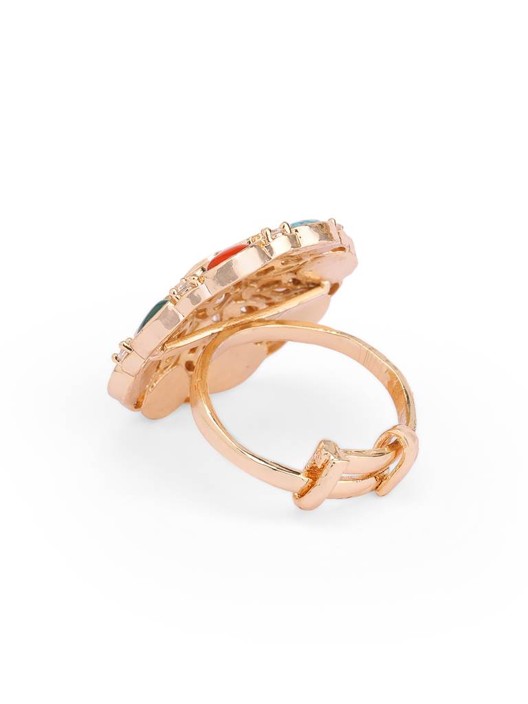 Meira Navratna & Polki Ring : WFRE212