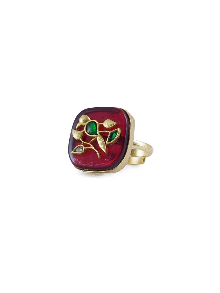Bird Of Paradise Emblem Ring : WFRE220