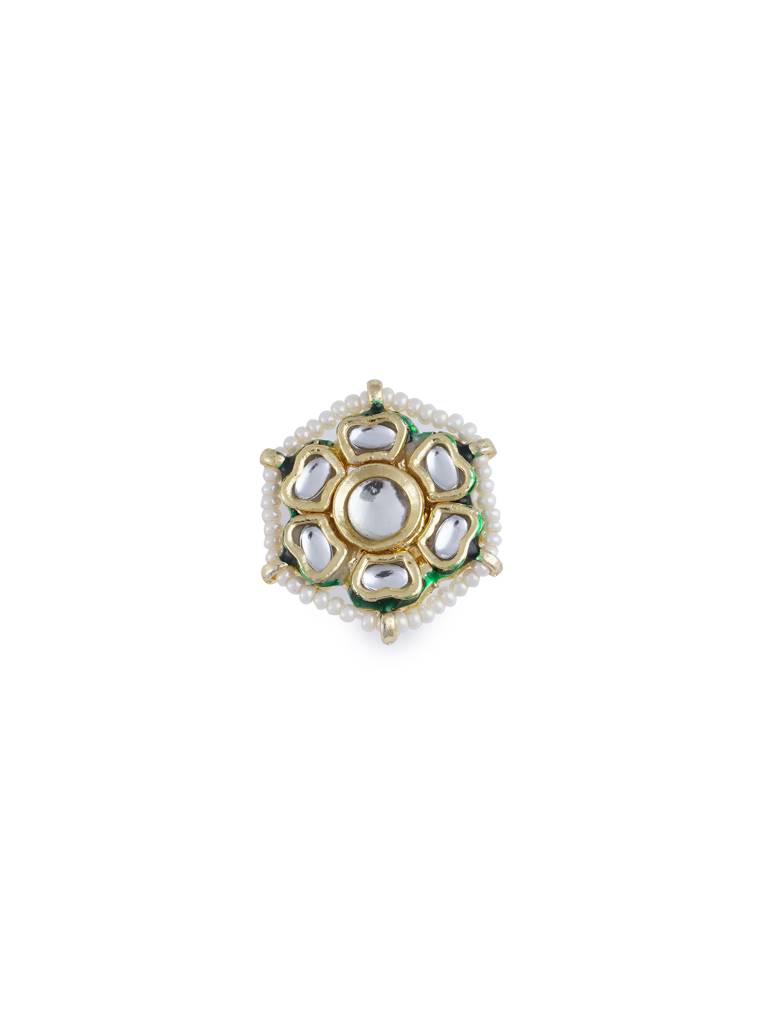 Blooming Daisy Kundan Ring : WFRE223