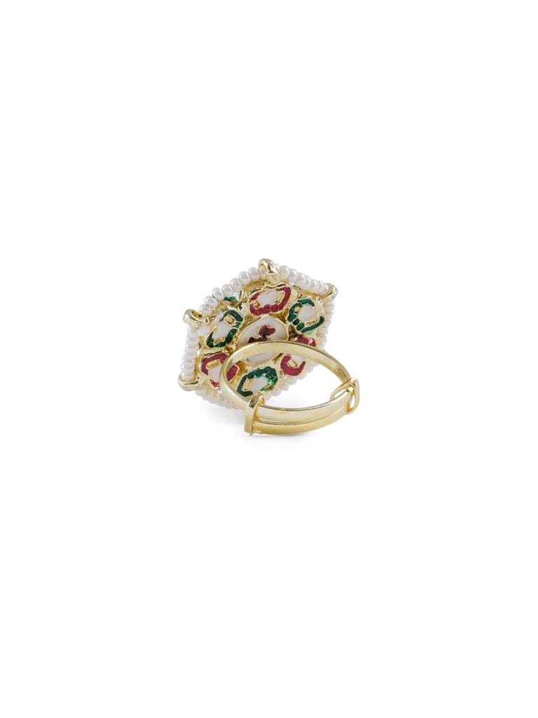 Blooming Daisy Kundan Ring : WFRE223