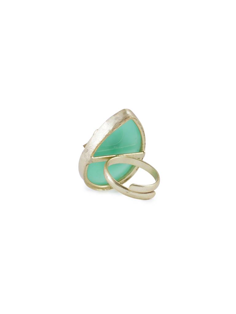 Sea Green Bird Emblem Ring : WFRE224