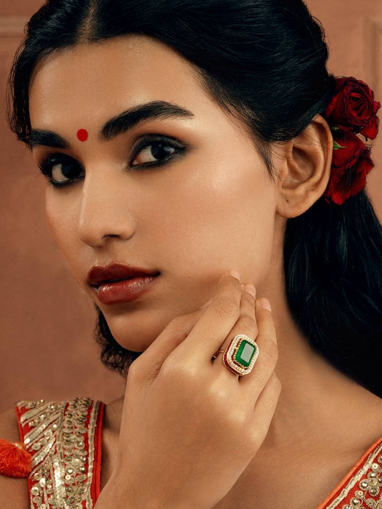 Emerlad Cut Heritage Ring : WFRE231