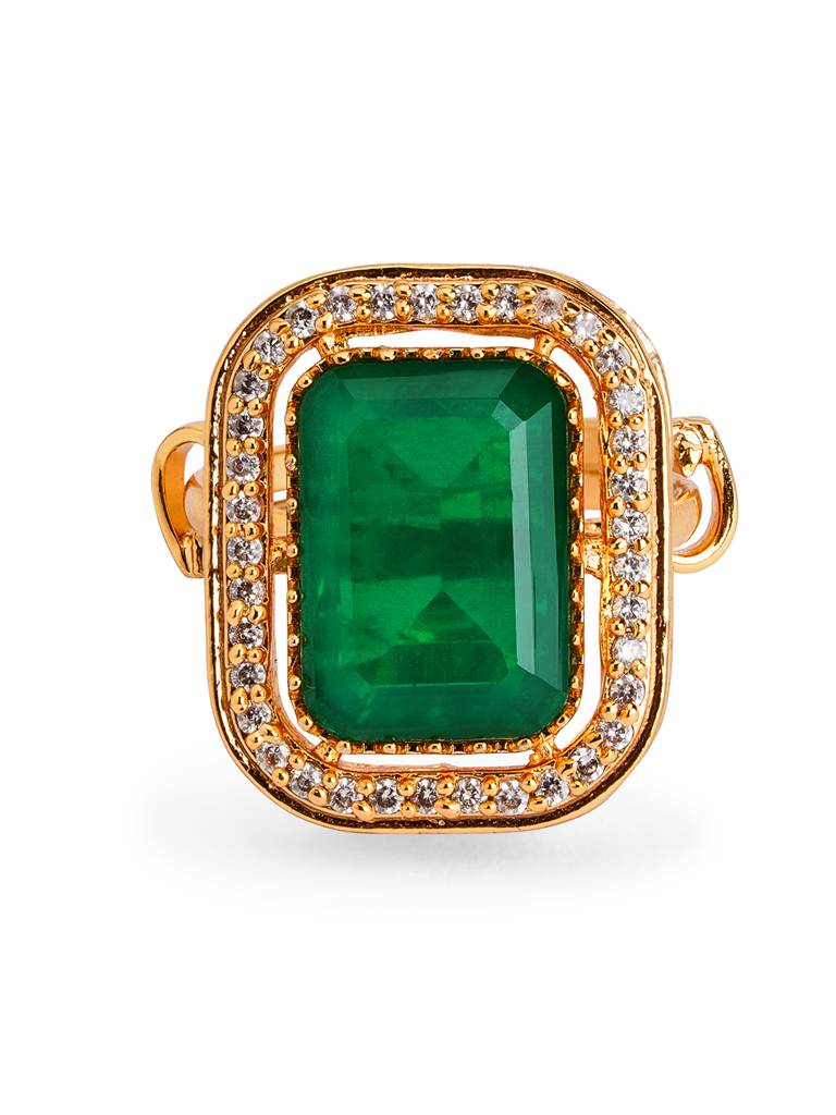 Emerlad Cut Heritage Ring : WFRE231