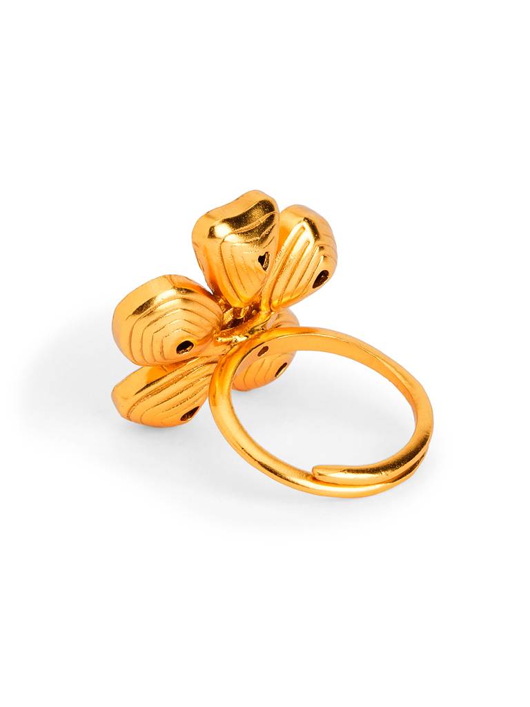 Jasmine Blossom Polki Ring : WFRE232