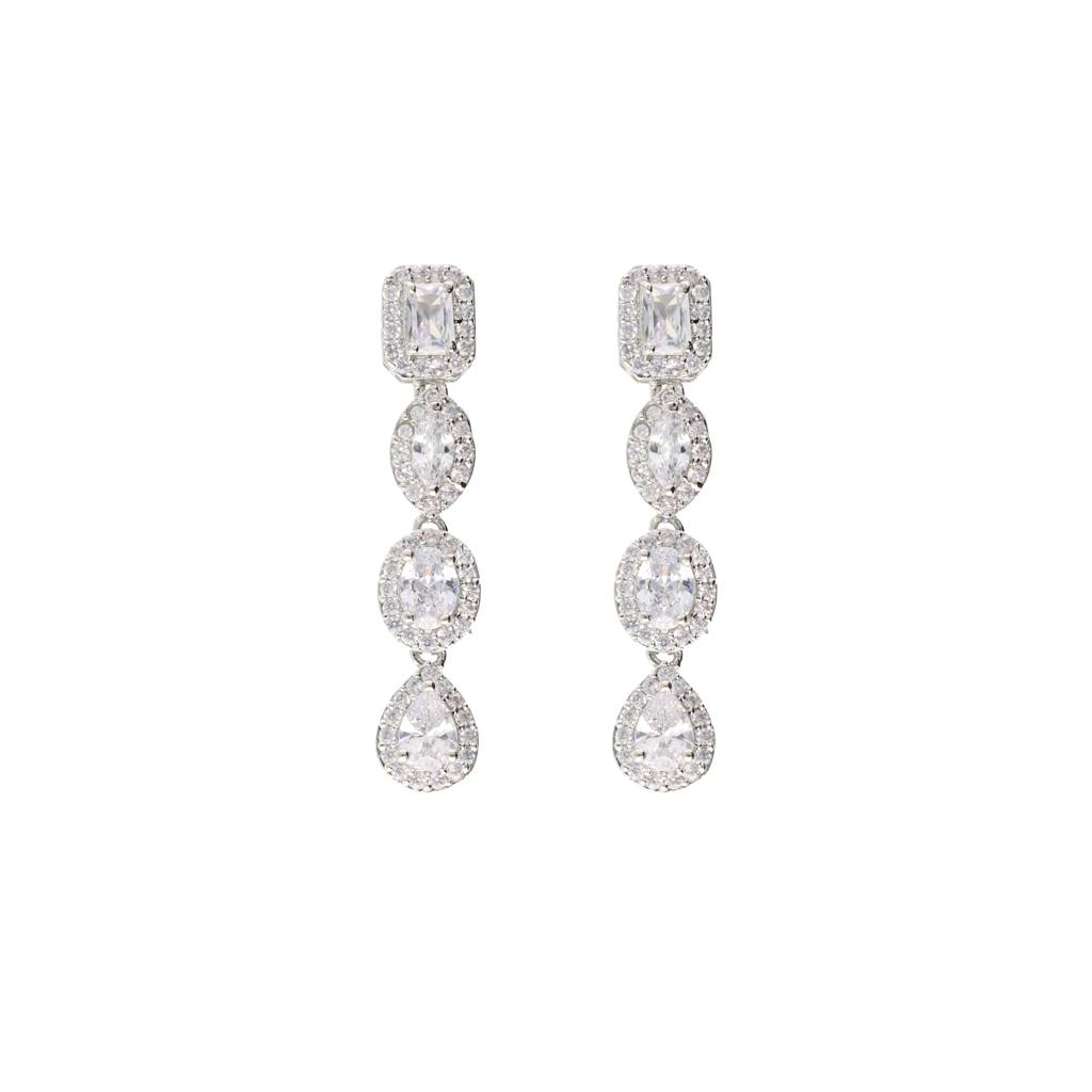 All Shapes Of You! Diamante Cubic Zirconia Necklace Set : WFSC115