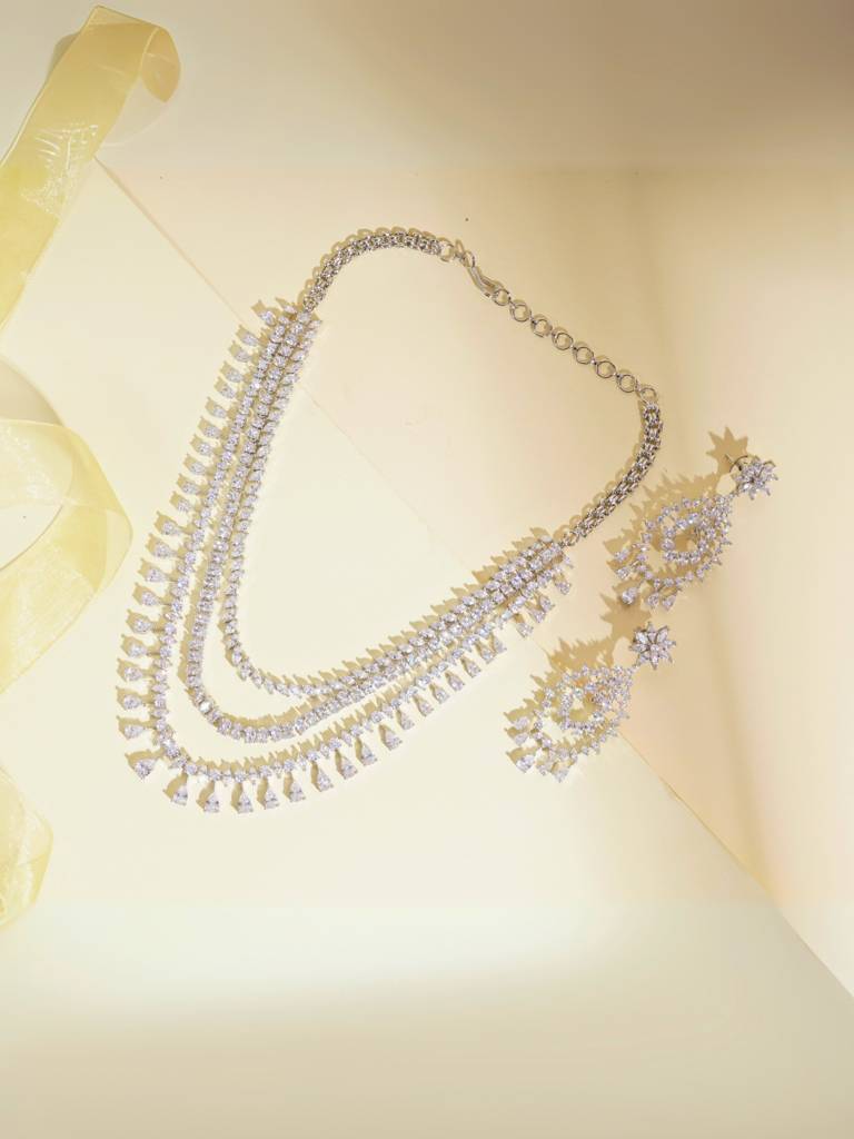 Diamante Donna Necklace Set : WFSC160