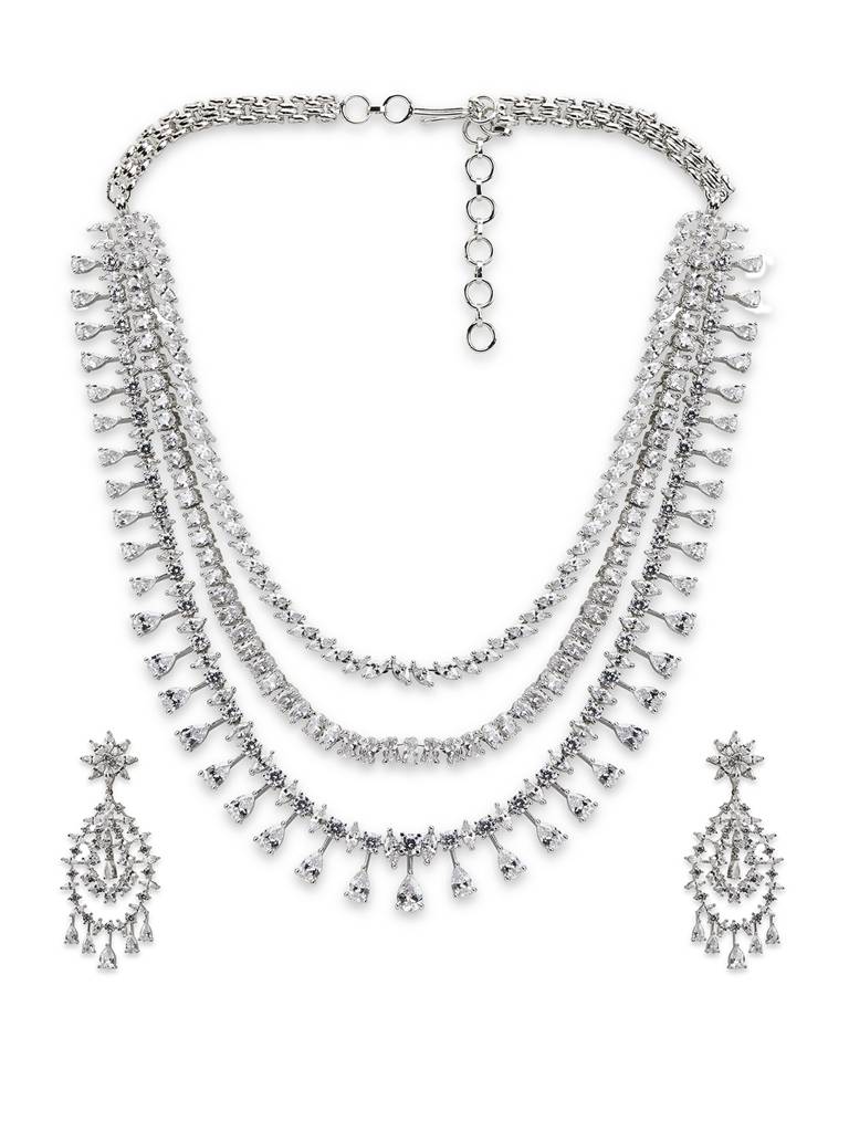 Diamante Donna Necklace Set : WFSC160