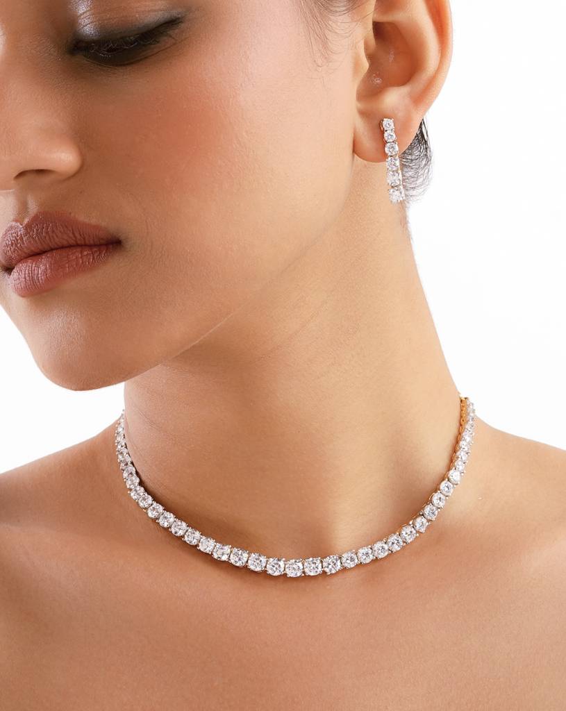 Solitaire Streak Tennis Choker Set : WFSC164