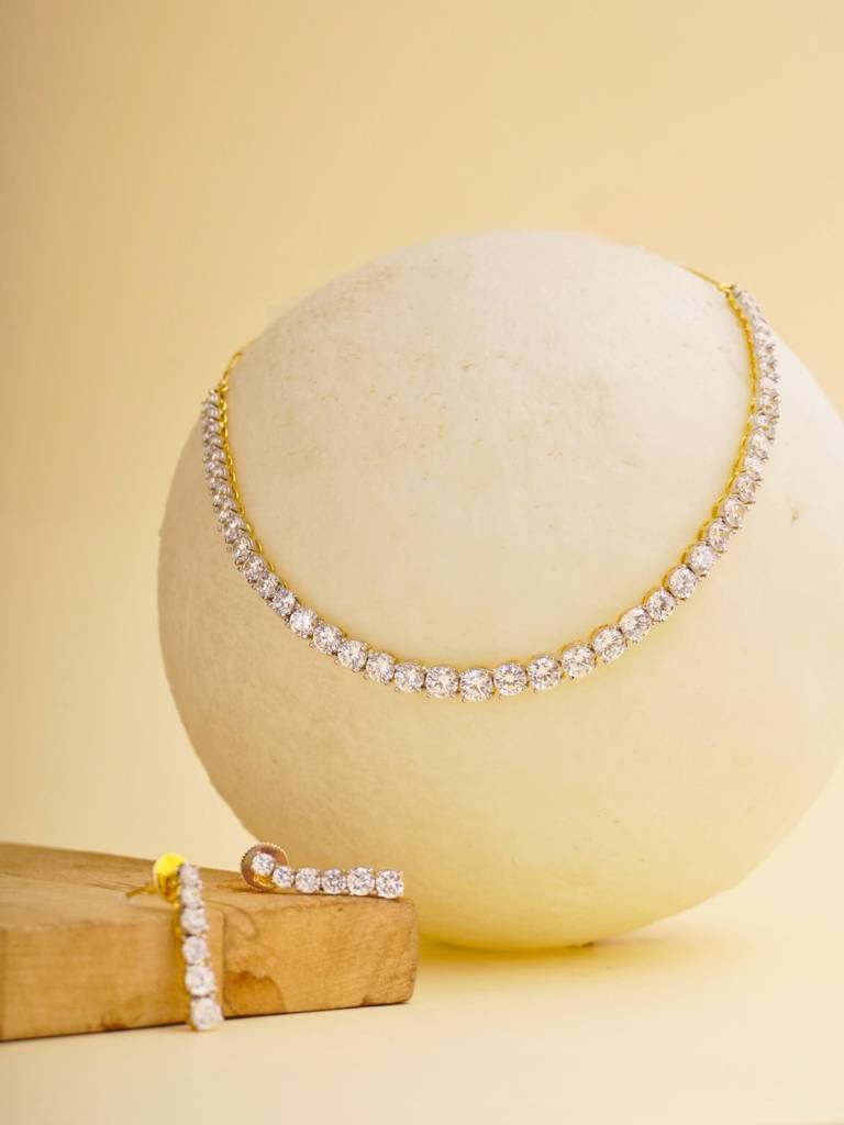Solitaire Streak Tennis Choker Set : WFSC164