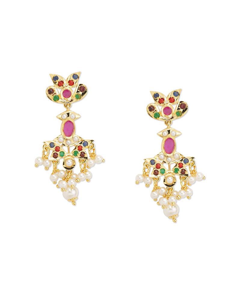 Meira Multi Coloured Mosaic Necklace Set : WFSE111