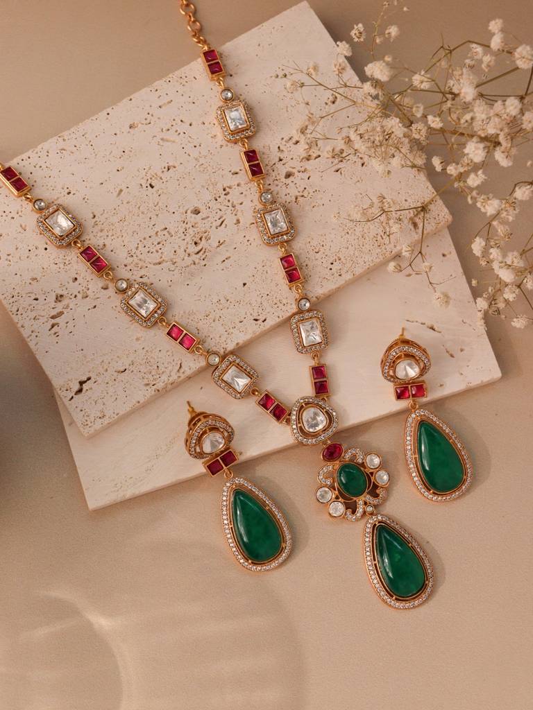 Meira Glam-Up Necklace Set : WFSE123
