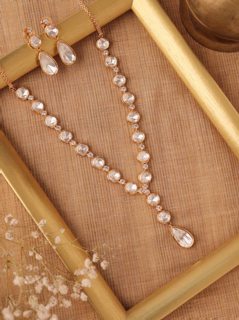 Brilliance Of Meira Polki Necklace Set : WFSE127