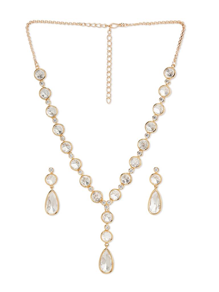 Brilliance Of Meira Polki Necklace Set : WFSE127