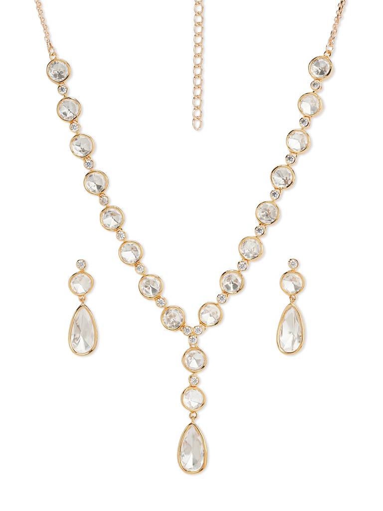 Brilliance Of Meira Polki Necklace Set : WFSE127
