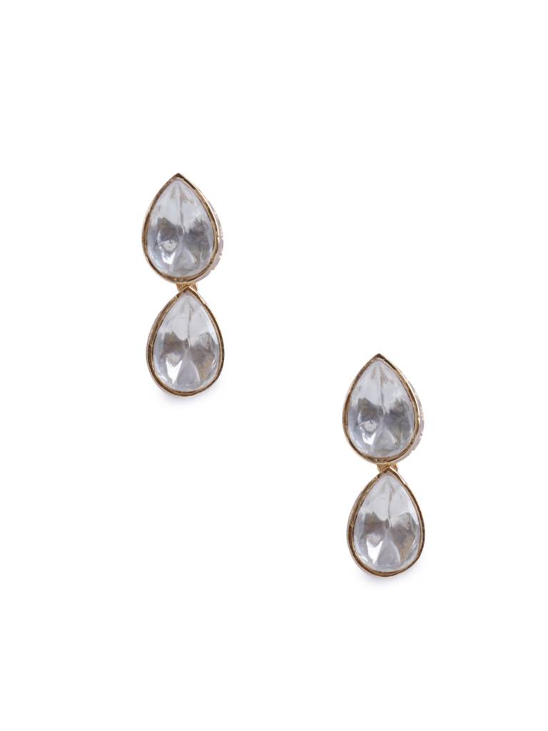 Pristine Polki Drop Necklace Set : WFSE150